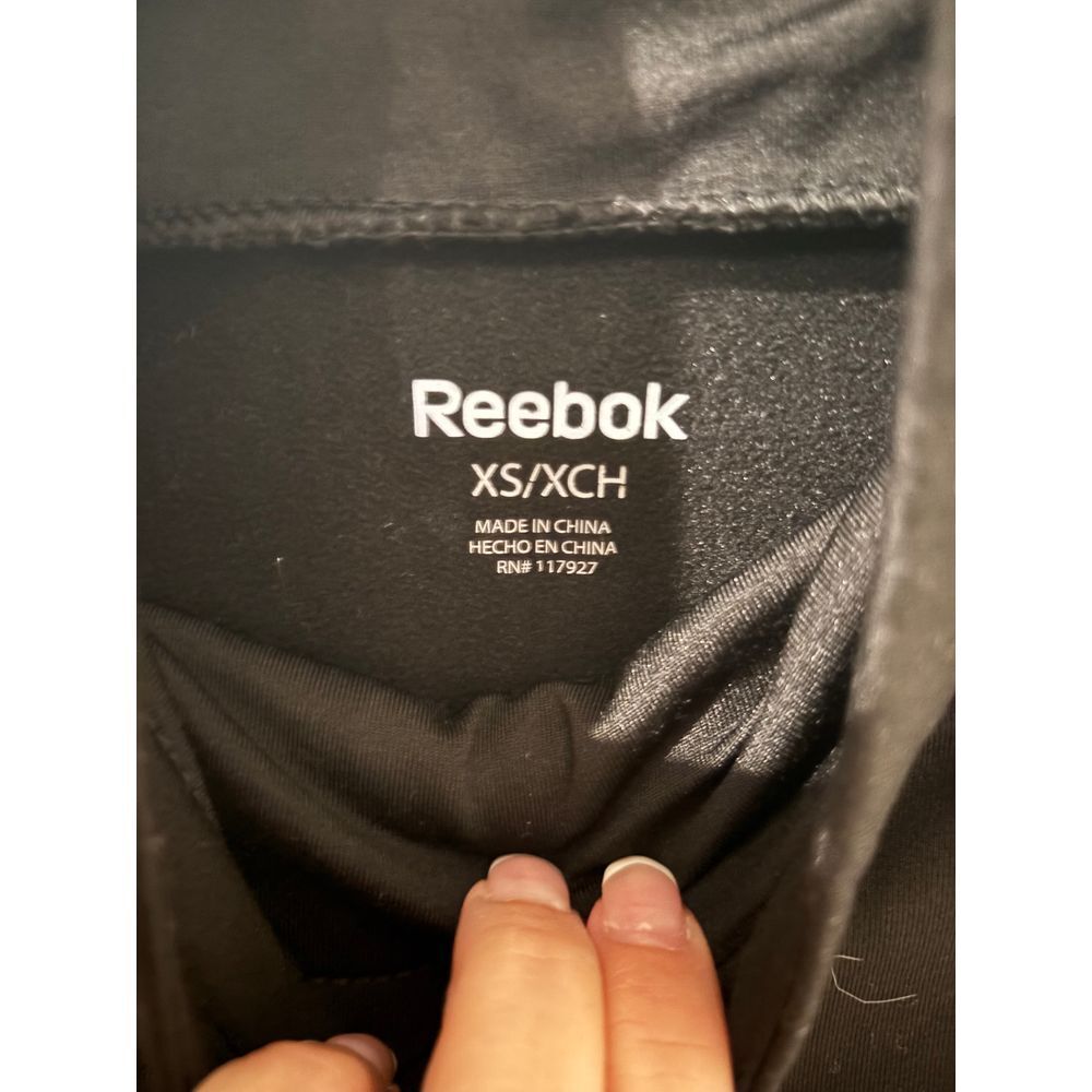 Reebok Ladies Black and Grayish‎ Blue Long Sleeve Active Top Size S - Picture 3 of 5